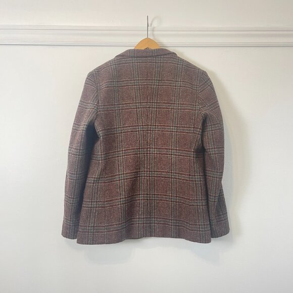 Vintage Poly/Wool Tweed Check Blazer - Size M - Picture 9 of 15